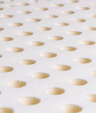 All-latex mattress in the Burbank factory showroom