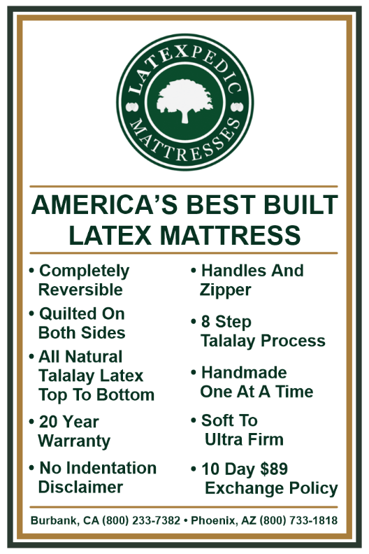 Latex-Pedic natural latex mattress branding